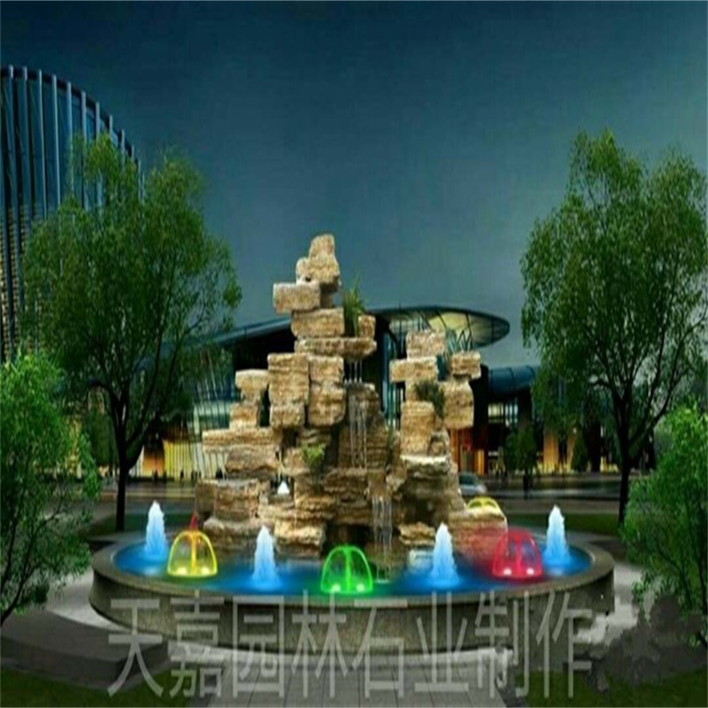 岳阳水幕墙喷泉设计